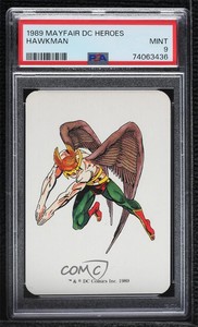 1989 Mayfair Games DC Heroes Hawkman PSA 9 MINT 0x1m