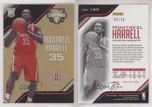2015 Panini Totally Certified Rookies Mirror Gold /10 Montrezl Harrell Rookie RC
