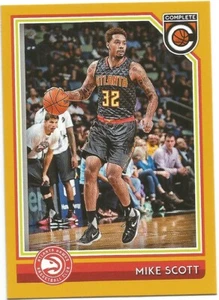 Mike Scott Panini Complete GOLD 2016/17 NBA Basketball Card #105 - Picture 1 of 1