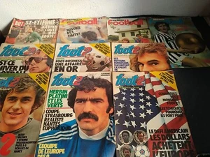 lot 10 Revues magazines france football Vintage Bon État Liv Offerte !! - Foto 1 di 11
