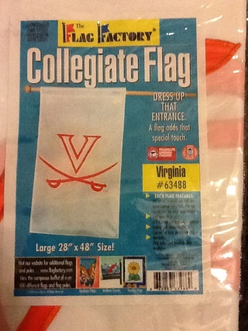 Virginia Cavaliers Flag Factory Large Flag;  28'' x 48''; NCAA; ACC Cover