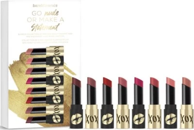 bare Minerals GO NUDE OR MAKE A STATEMENT Gen Radiant Statement Luxe Shine $80 - Image 1 of 4