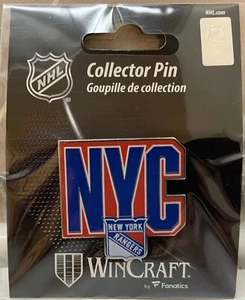 NEW YORK RANGERS NYC LAPEL COLLECTOR PIN NEW WINCRAFT - Picture 1 of 1