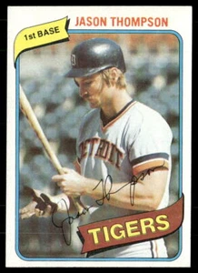 Jason Thompson 1980 Topps #150 Detroit Tigers Baseball Card - Imagen 1 de 2
