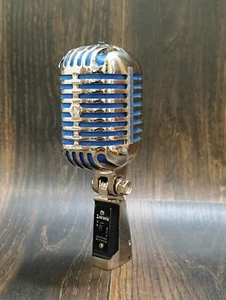 Retro Vintage Dynamic Microphone – Classic Metal Grill Mic for Studio & Stage . - Picture 1 of 11
