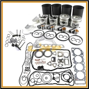 4HL1 Engine Rebuild Kit w/ Valves For Isuzu Case CX210B CX230B CX225 Excavators - Picture 1 of 11
