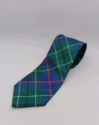 Corbata a Cuadros Tartán Moderna Caballeros Clan Duncan Hecha en Escocia 100% Lana Nueva Foto 1 de 4