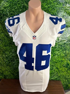Camiseta deportiva de fútbol americano 2016 Dallas Cowboys #46 Alfred Morris Nike blanca talla 42 Foto 1 de 4