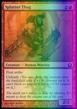 Magic the Gathering MTG Splatter Thug (105) Return to Ravnica   LP FOIL