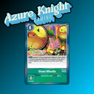 Digimon TCG CCG - Giant Missile - ST17-12 - Foil - Double Typhoon Cup - Picture 1 of 3