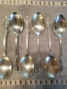 Wm Rogers Mfg Grand Elegance 1959 posate piatto extra cucchiai - Foto 1 di 4