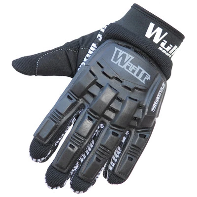 WULFSPORT WIGGY MX OFF ROAD ENDURO BIKE ARMOUR WULF MOTOCROSS HANDSCHUHE SCHWARZ T