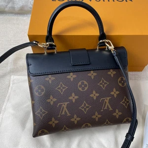 Louis Vuitton Monogram Rocky BB M44141 brown x black Used Item From Japan Good - Picture 1 of 12