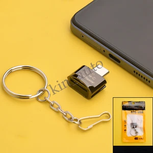 USB Type-C OTG to for Micro SD TF Adapter Memory Card Reader with Key Ring New - Picture 1 of 12