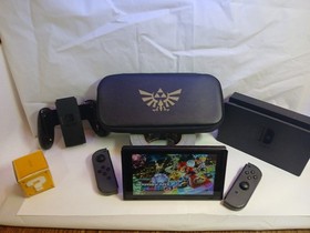 Nintendo Switch Bundle: HAC -001, Dock,  Zelda  Case, Mario Kart 8,