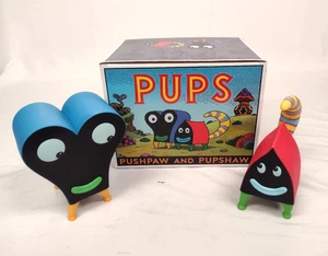 Figura Vinilo PUPS Pupshaw y Pushpaw JIM WOODRING Presspop Nuevo en Caja Dañada - Imagen 1 de 4