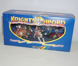 Gran Bretaña Detalle Caballeros de la Espada 7778 Cinco Caballeros de Plata Montados Nuevo de Lote Antiguo - Imagen 1 de 6