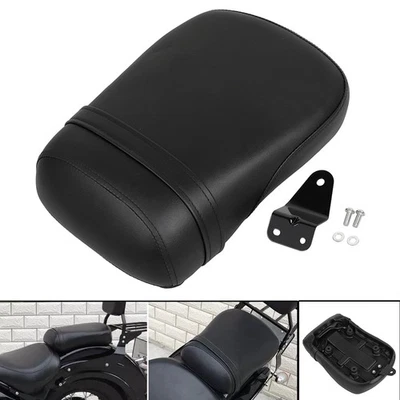 Cojín de asiento de pasajero trasero negro para Suzuki Intruder Volusia 800 VL800 Foto 1 de 4