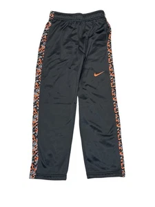 Nike Boys Therma-Fit Gray Orange Camo Athletic Pants Small (8) Drawstring Active - Picture 1 of 6