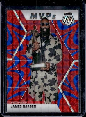 Mosaic James Harden Reactive Blue #296 Rockets 2019-20 Foto 1 de 2
