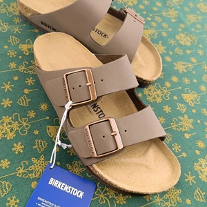Birkenstock Arizona -Mocha Birkibuc-Birko-Flor Sandalias Informales Corcho Tallas Unisex - Imagen 1 de 5