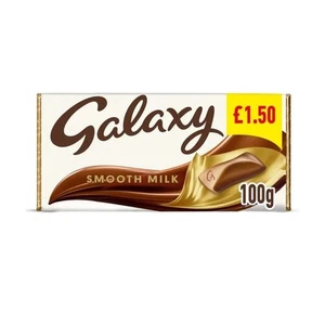 Barra bloque de chocolate con leche Galaxy Smooth 100 g barras - Imagen 1 de 2