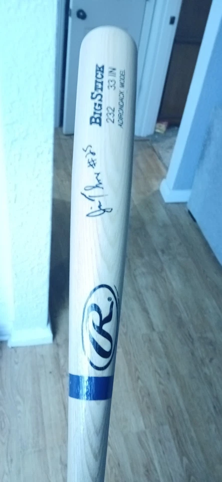 Murciélago profesional rubio firmado por Jim Thome Chicago White Sox Rawlings con "612 HR" Insc Foto 1 de 1