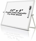 Small dry wipe whiteboard, portable double-sided Mini whiteboard easel