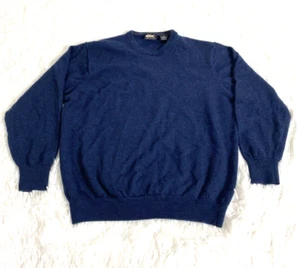 Jos A Bank Kids Merino Wool Pullover Sweater Size XL Navy Blue - Picture 1 of 12