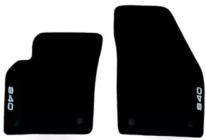 Front Car Floor Mats Velour For Volvo S40 Waterproof Carpet Rugs Auto Liners 2pc - Picture 1 of 9