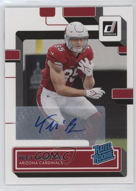 2022 Panini Donruss Rated Rookie Auto Trey McBride #337 Rookie Auto RC