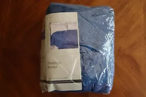 Owen Manufacturing Doppel-/Volldecke 100 % Polyester 72” x 90” blau mit Borte USA - Bild 1 von 10
