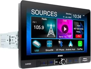 NEW Jensen CAR110X 1-DIN Digital Media Car Stereo w/ 10.1" Touchscreen, CarPlay - Picture 1 of 1