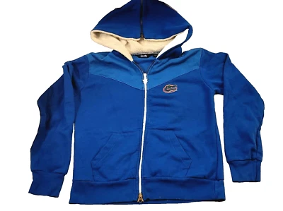 FLORIDA GATORS SUDADERA CON CAPUCHA Universidad de Florida Talla Pequeña Mujer Cremallera Sudadera AZUL Foto 1 de 4