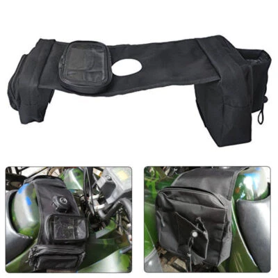 Durable Tactical Universal Polyester ATV Tank Saddle Storage Bag with Phone Bag - Image 1 of 4