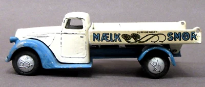 early Tekno 424 FORD V8 TIPPER Truck MÆLK og SMØR MILK & BUTTER 1/43 diecast - Image 1 of 4