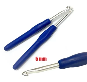 Aghi all'uncinetto IDIL all'uncinetto lana pizzo alluminio stelo elastico forte 5 mm - Foto 1 di 4