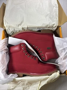 Lugz Men's Convoy Wide 6” Boot Red Size 10W - Picture 1 of 8