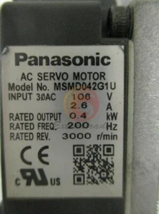 1 Stück Panasonic MSMD042G1U Servomotor 400w gebraucht - Bild 1 von 5