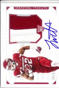 jon williams rookie draft auto jersey patch arkansas razorbacks college 2C #/25 - Picture 1 of 1