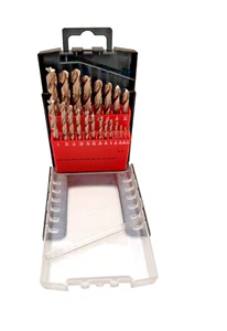21-tlg. Kobaltbohrer für Metall, Schnellarbeitsstahl gehärteter Stahl, Profi-Set - Bild 1 von 12