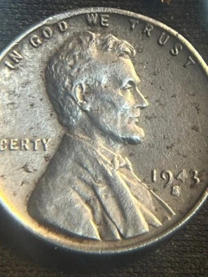 AU 1943 S Steel Cent Ghost 4  with RPM S/S Error Coin - Image 1 of 3