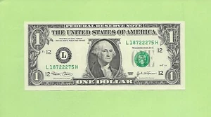 2003 ..UNCIRC $1 L 1872 2275 H .... 2003 $1 L-H NICE NOTE FRN - Picture 1 of 2