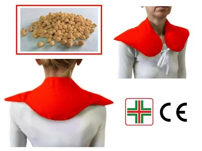 VETRINA DEL BENESSERE Cuscino Riscaldabile con Noccioli di Ciliegia Scaldacollo Riscaldante Termico