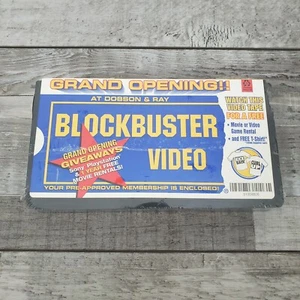 Blockbuster Video Grand Opening V-Lite VHS Sealed Promo Promotional Mailer Vtg - Picture 1 of 3