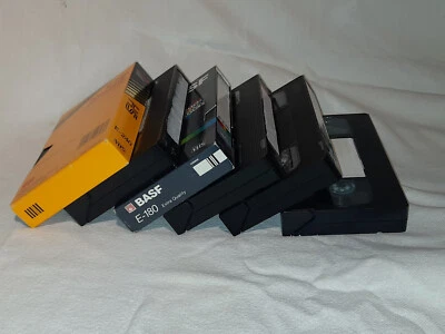 6 x VHS - BASF, Kodak, ICE    180 bis 300 Minuten + 4 x Kaufkassetten - Bild 1 von 2
