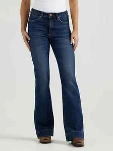 NEW WITH TAG! Women's Wrangler Retro Bailey High Rise Trouser Jean Full US Size - Picture 1 of 6