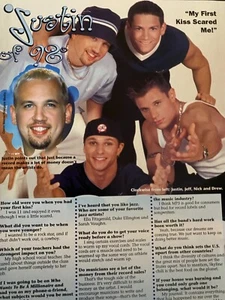 98 Degrees, Nick Lachey, Full Page Vintage Pinup - Picture 1 of 1