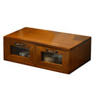  Storage Box Glass Office Apothecary Cabinet and Chest Jewelry Holder Desktop