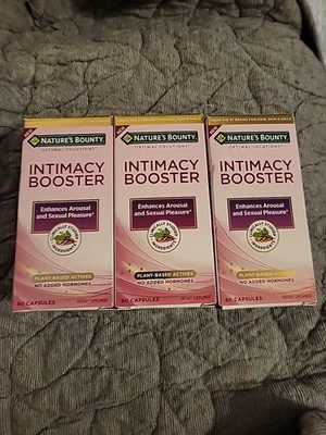 Nature's Bounty Optimal Solutions Intimacy Booster 临床展示 3 包 — 第 1/4 张图片